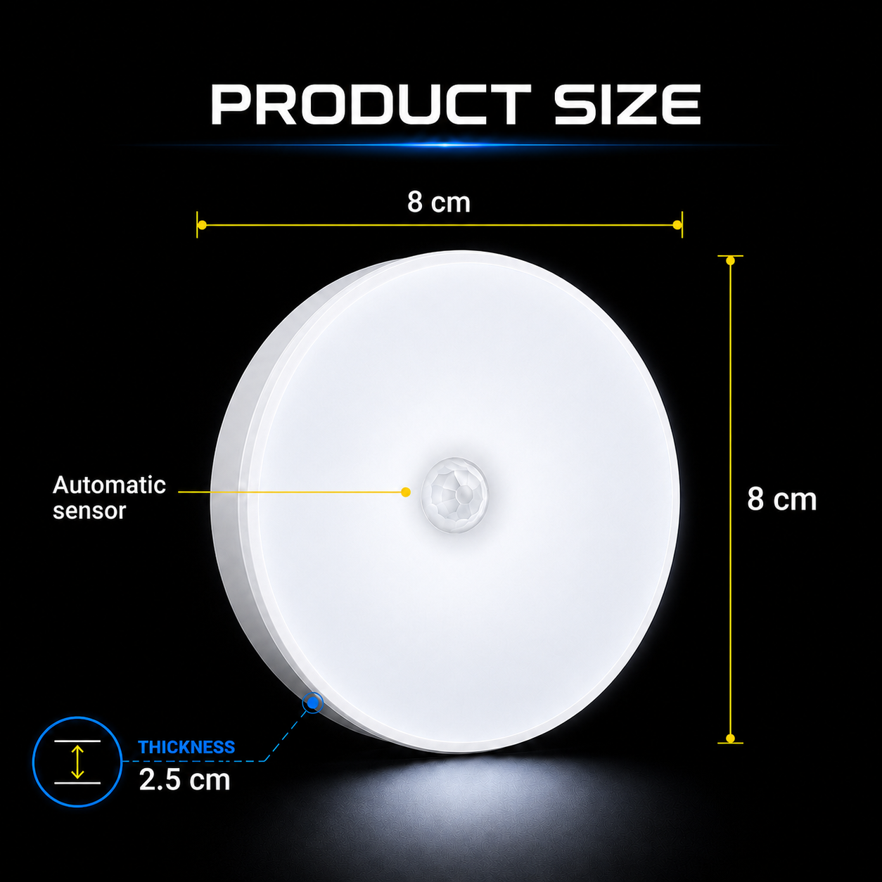 GlowMotion™ Stick-On Motion Light